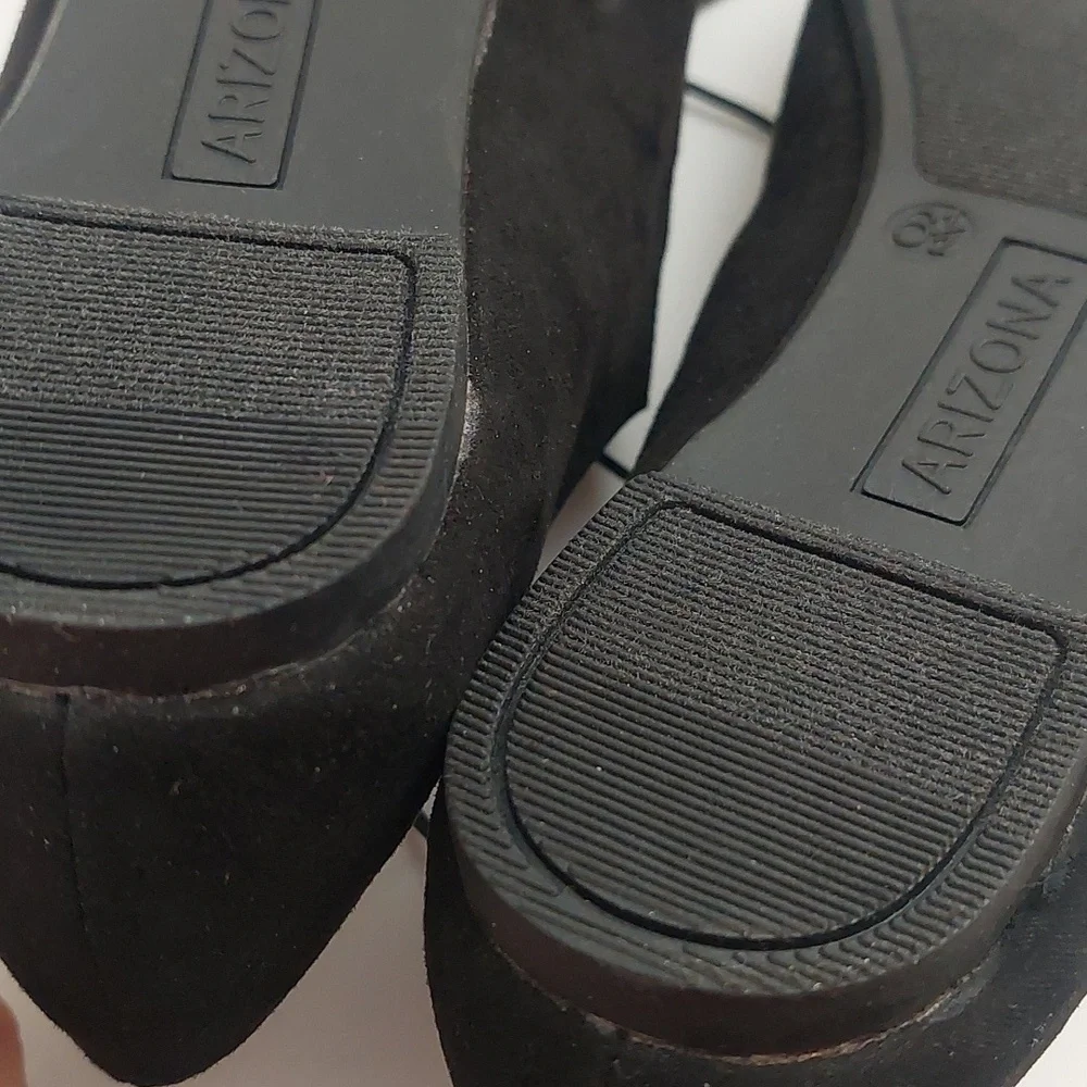 Arizona Girl's Size 6.5 Shoes Black Lloyd Mary Jane Round Closed Toe Flat Dressy